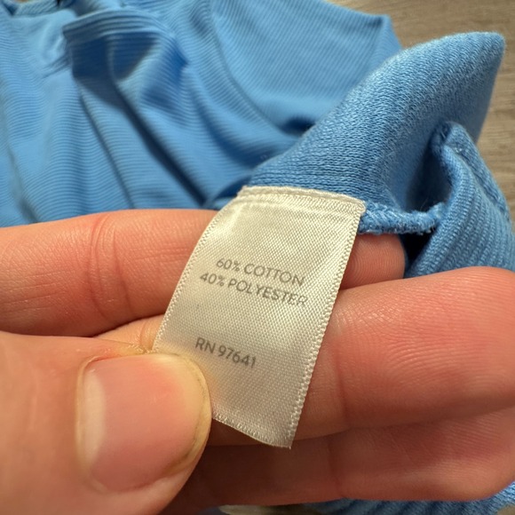 J Jill Top Womens Medium Blue Long Sleeve Tunic Lagenlook Wearever Collection - Picture 4 of 8